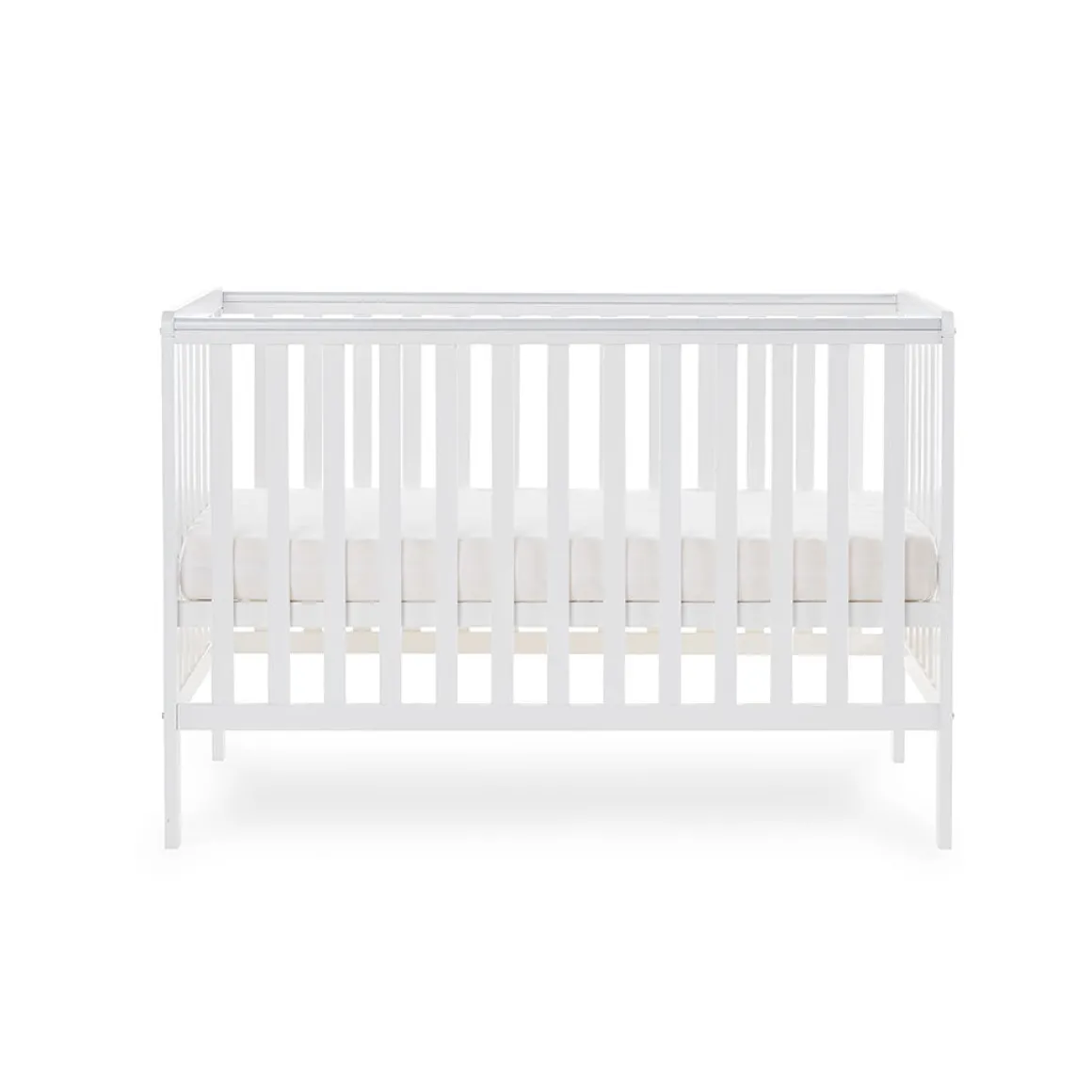 OBaby Bantam Cot - White