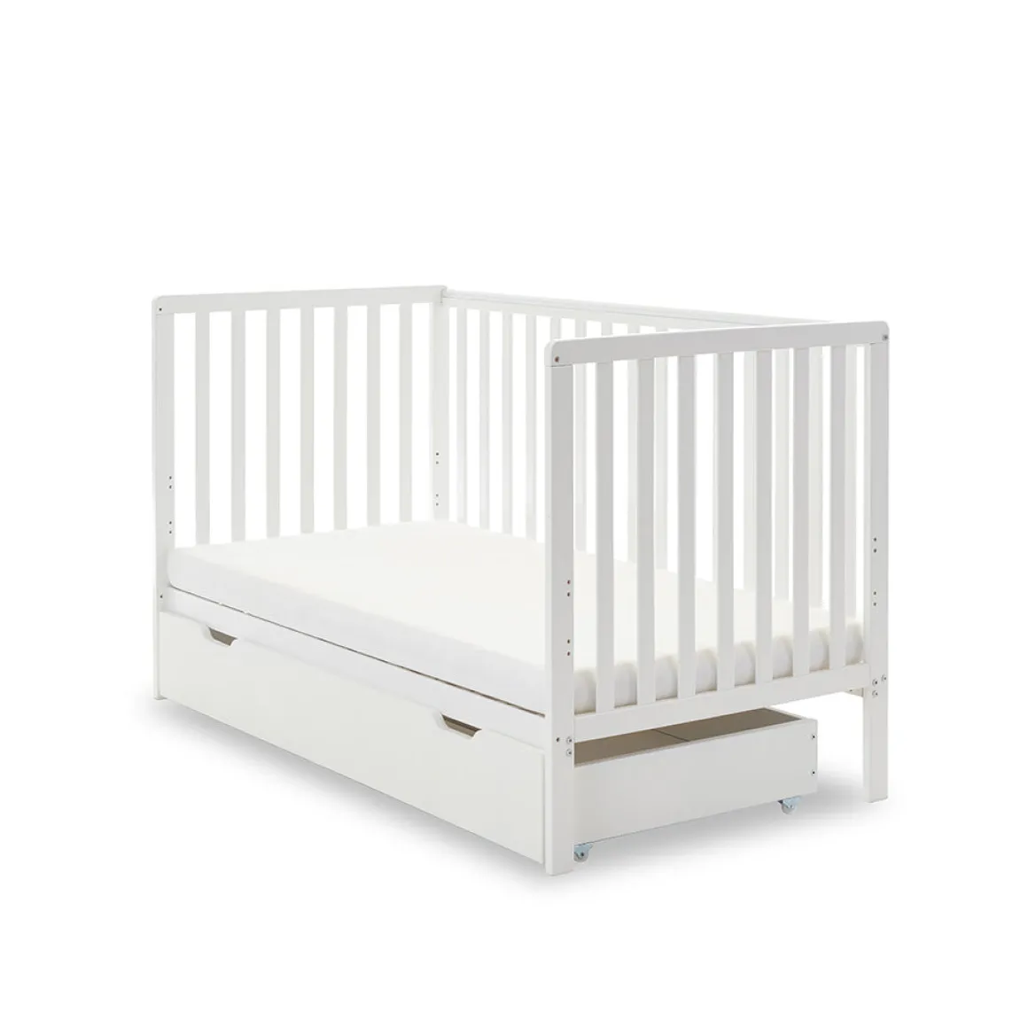 OBaby Bantam Cot Bed- White