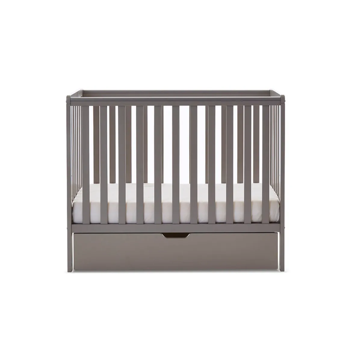 OBaby Bantam Space Saver Cot - Taupe Grey