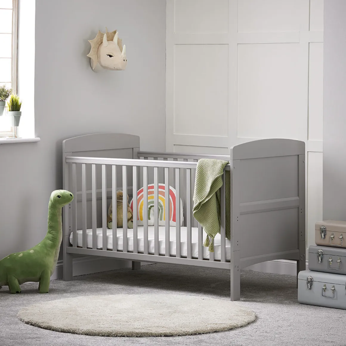 Obaby Grace Cot Bed - Warm Grey