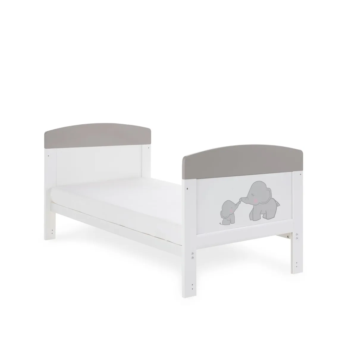 Obaby Grace Inspire Cot Bed – Me & Mini Me Elephant Grey