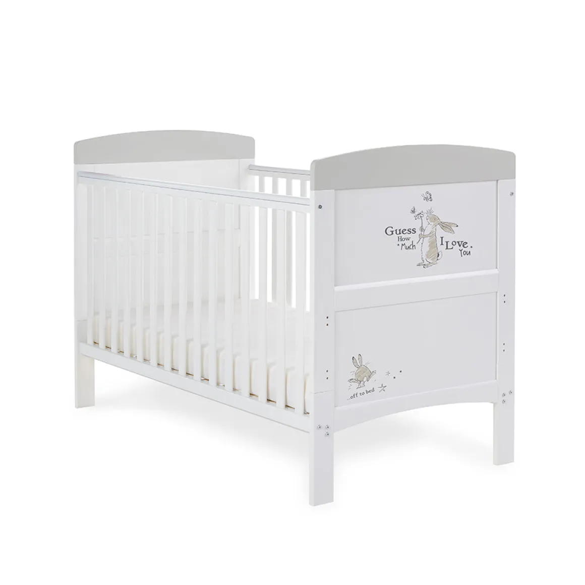 Obaby Grace Inspire Cot Bed – Guess How Much I Love You Scribble