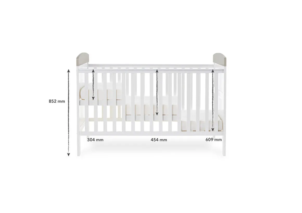 Obaby Grace Inspire Cot Bed – Guess How Much I Love You – To the Moon and Back