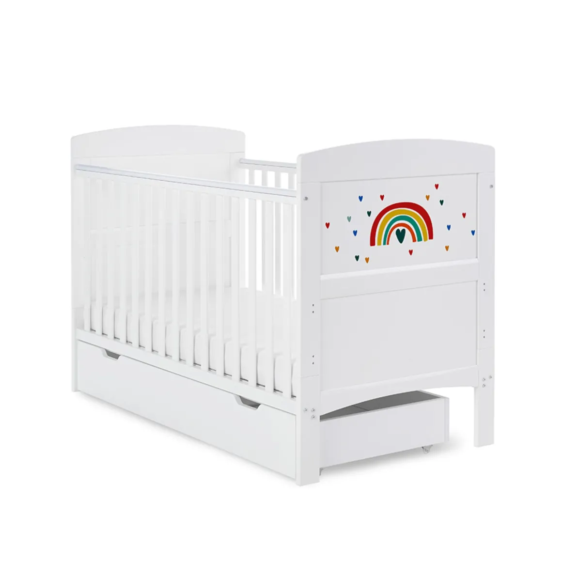 Obaby Grace Inspire Cot Bed – Rainbow Multicolours