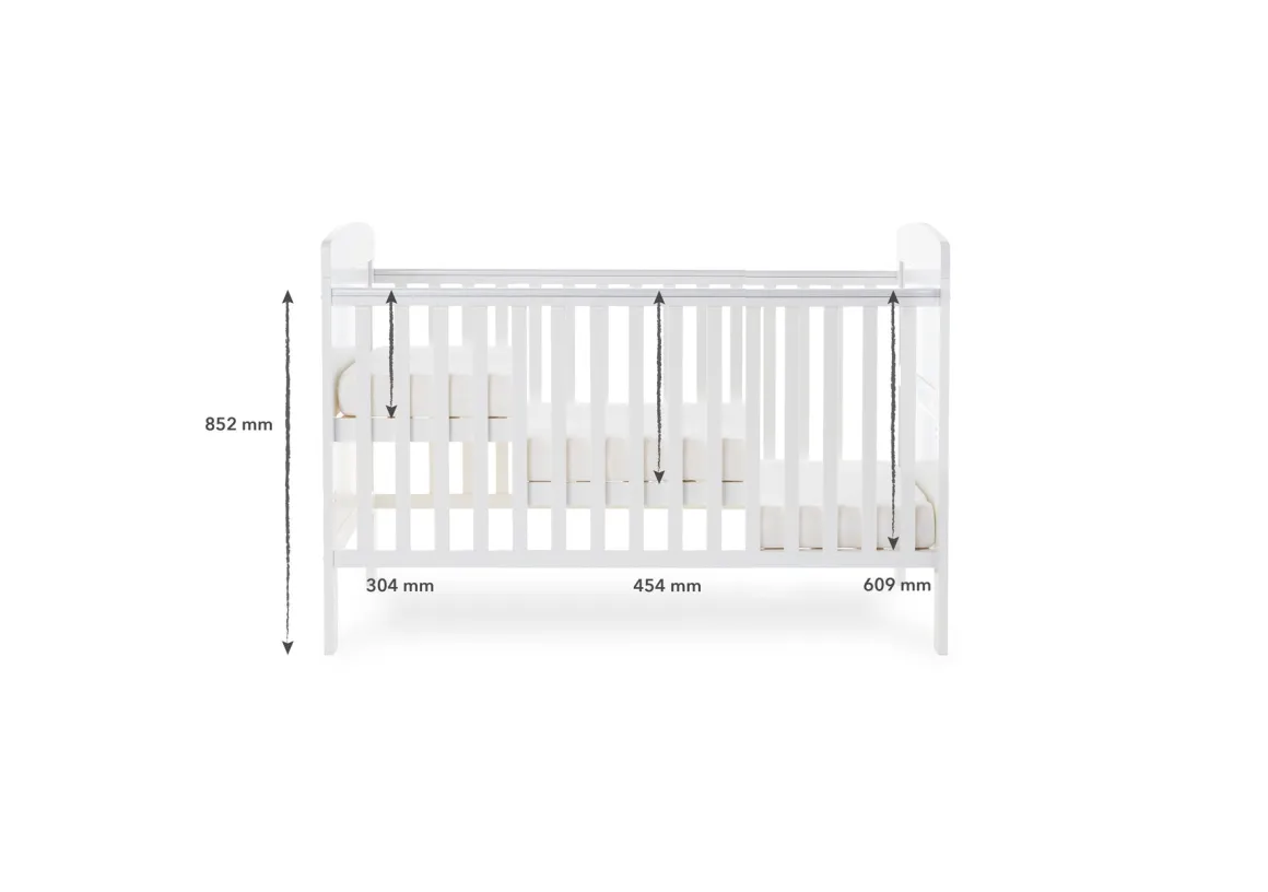 Obaby Grace Inspire Cot Bed – Rainbow Multicolours