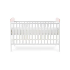 Obaby Grace Inspire Cot Bed – Watercolour Rabbit Pink
