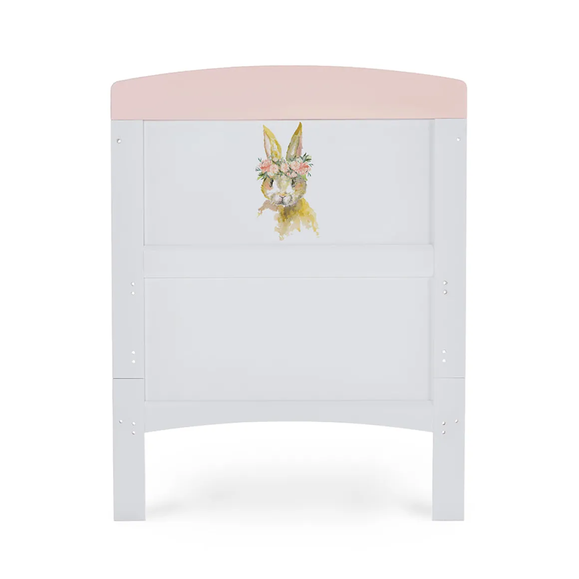 Obaby Grace Inspire Cot Bed – Watercolour Rabbit Pink