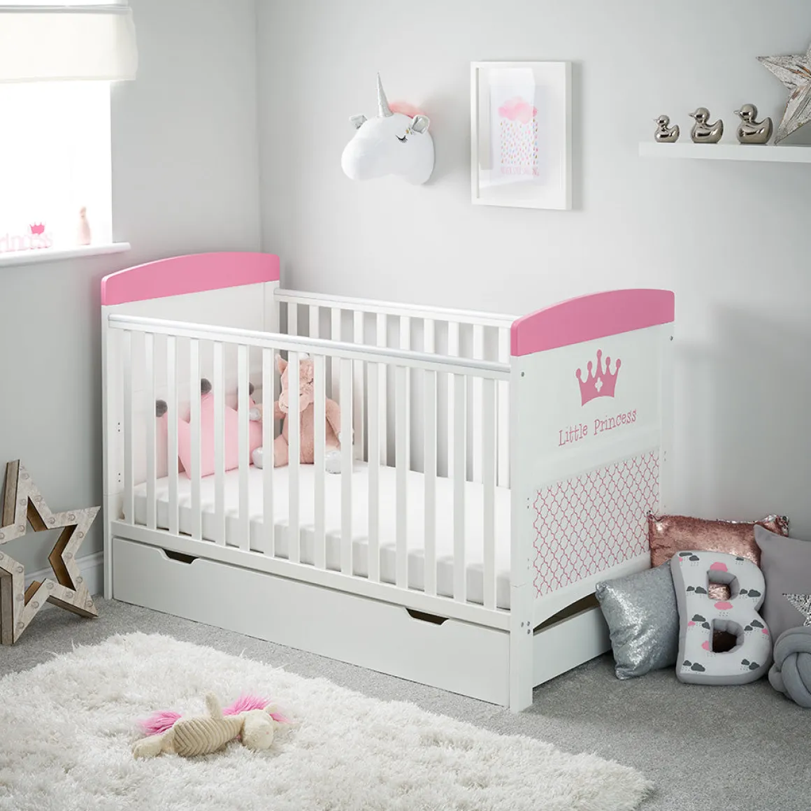 Obaby Grace Inspire Cot Bed – Little Princess