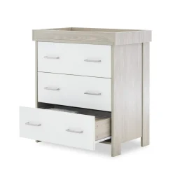 Obaby Nika 3 Piece Room Set - GREY WASH & WHITE