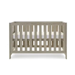 Obaby Nika Cot Bed & Under Drawer - GREY WASH