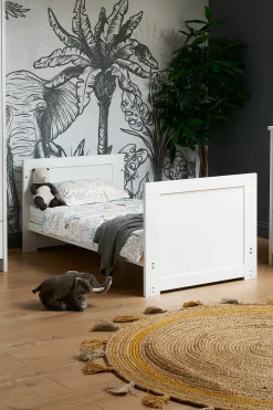 Obaby Nika Cot Bed - WHITE WASH