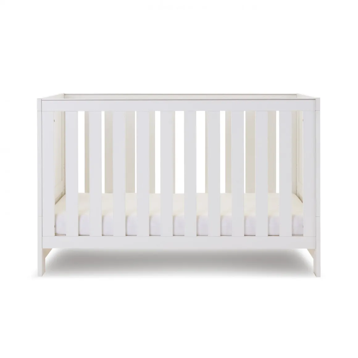 Obaby Nika Cot Bed - WHITE WASH