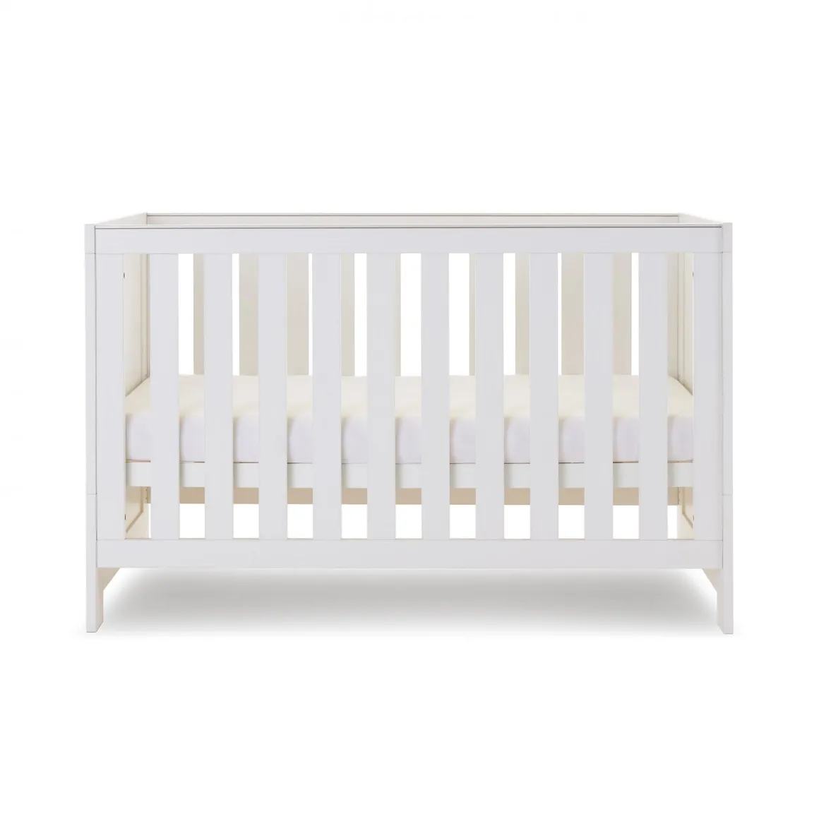 Obaby Nika Cot Bed - WHITE WASH