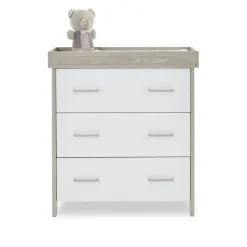 Obaby Nika Mini 2 Piece Room Set - GREY WASH & WHITE
