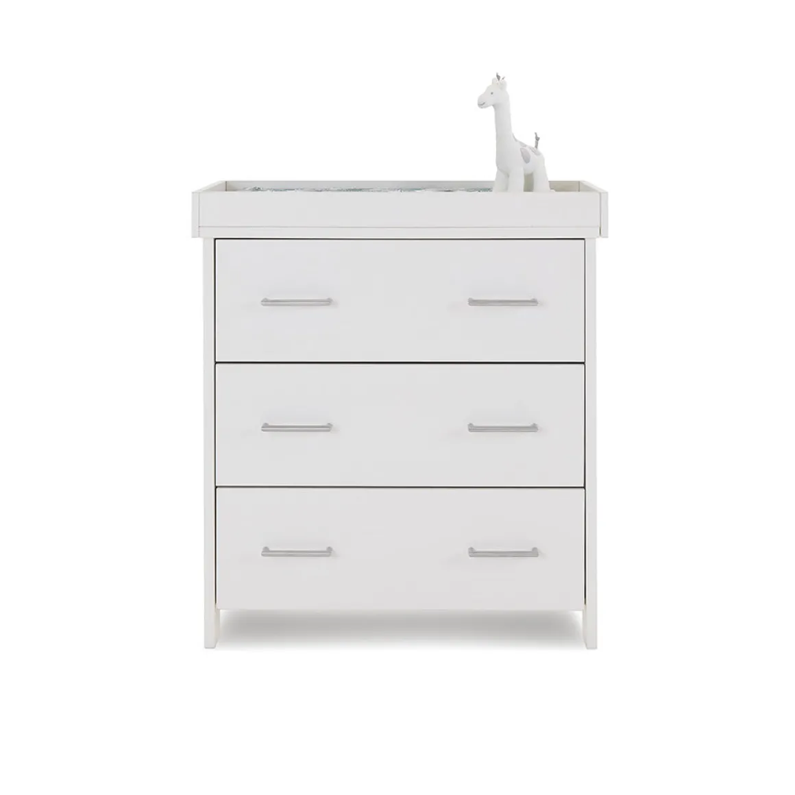 Obaby Nika Mini 2 Piece Room Set & Underdrawer - White Wash