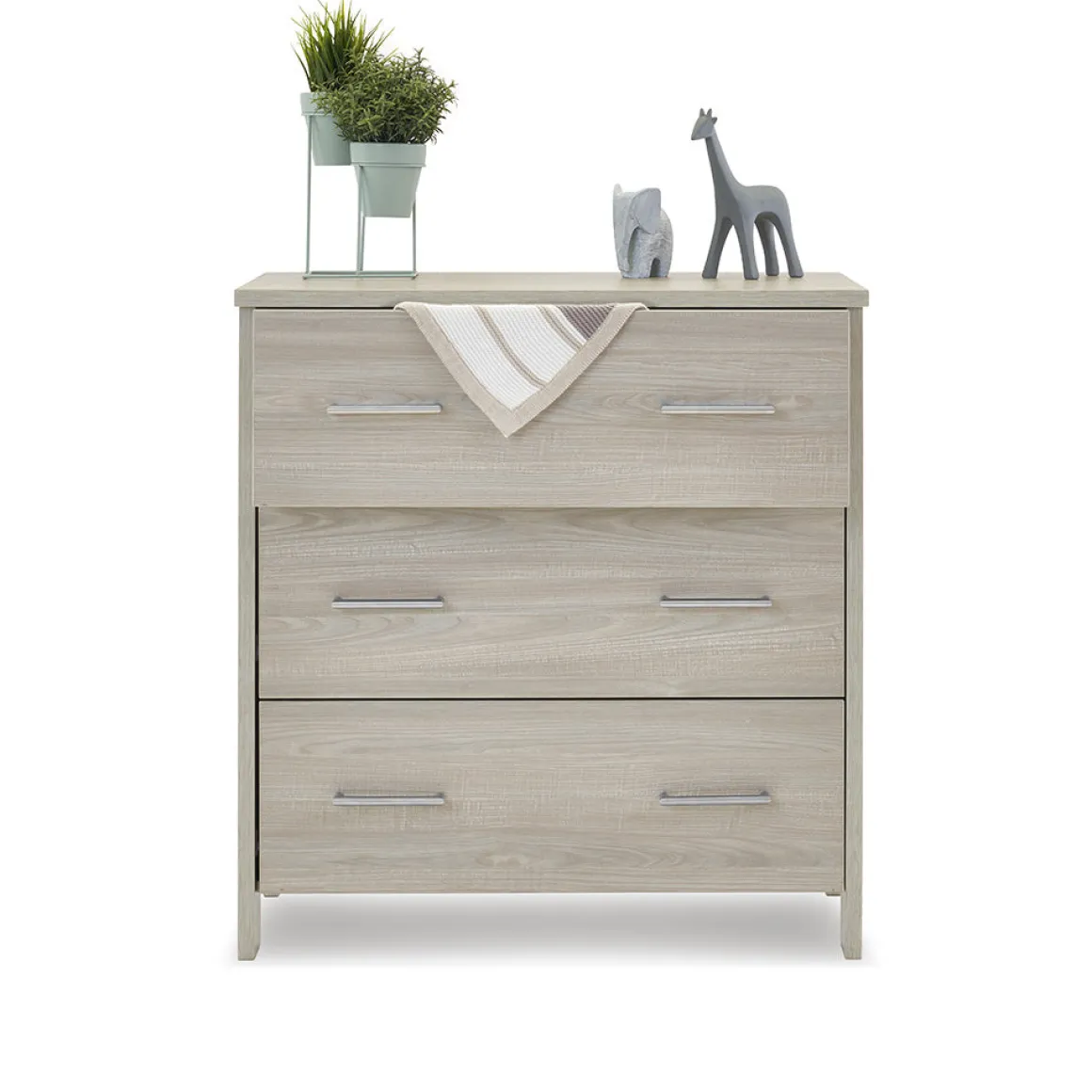 Obaby Nika Mini 3 Piece Room Set & Underdrawer - GREY WASH