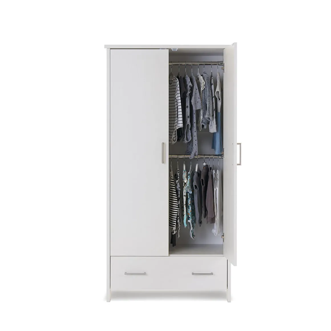 Obaby Nika Mini 3 Piece Room Set & Underdrawer - White Wash