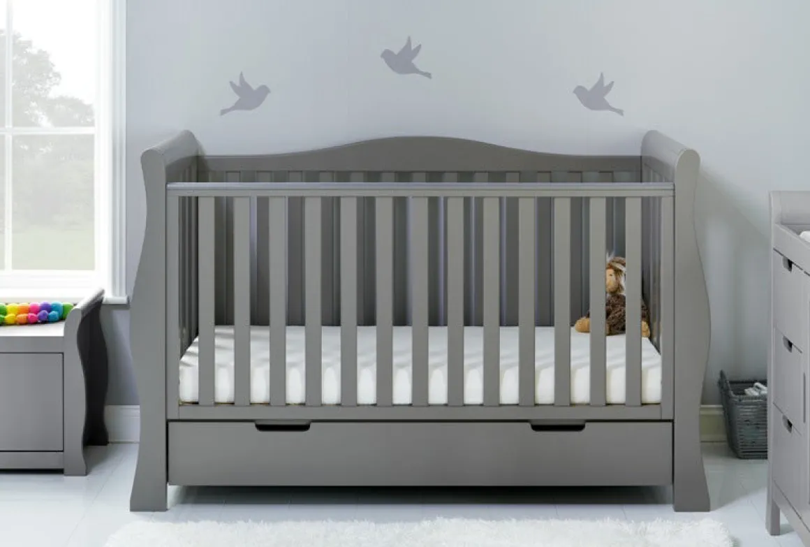 Obaby Stamford Luxe 3 Piece Room Set - TAUPE GREY