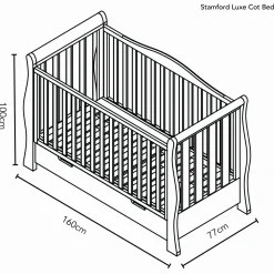 Obaby Stamford Luxe 3 Piece Room Set - TAUPE GREY
