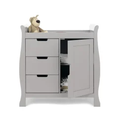 Obaby Stamford Luxe 3 Piece Room Set - WARM GREY