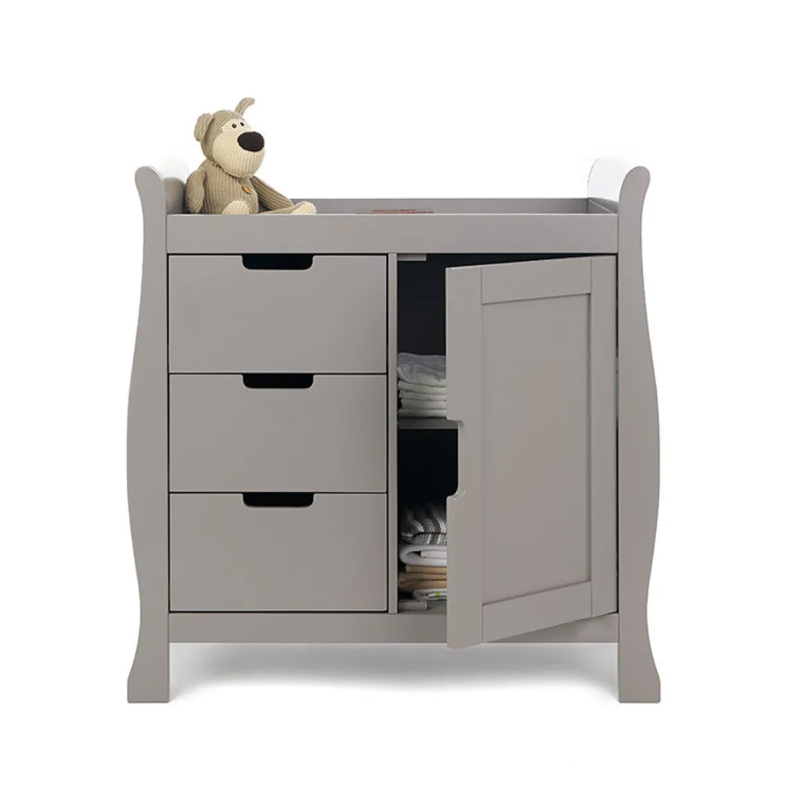 Obaby Stamford Luxe 3 Piece Room Set - TAUPE GREY