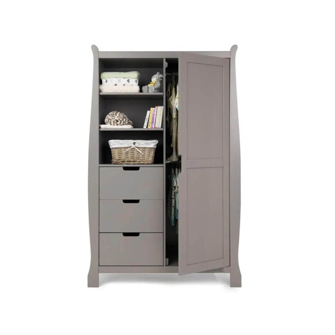Obaby Stamford Luxe 3 Piece Room Set - TAUPE GREY