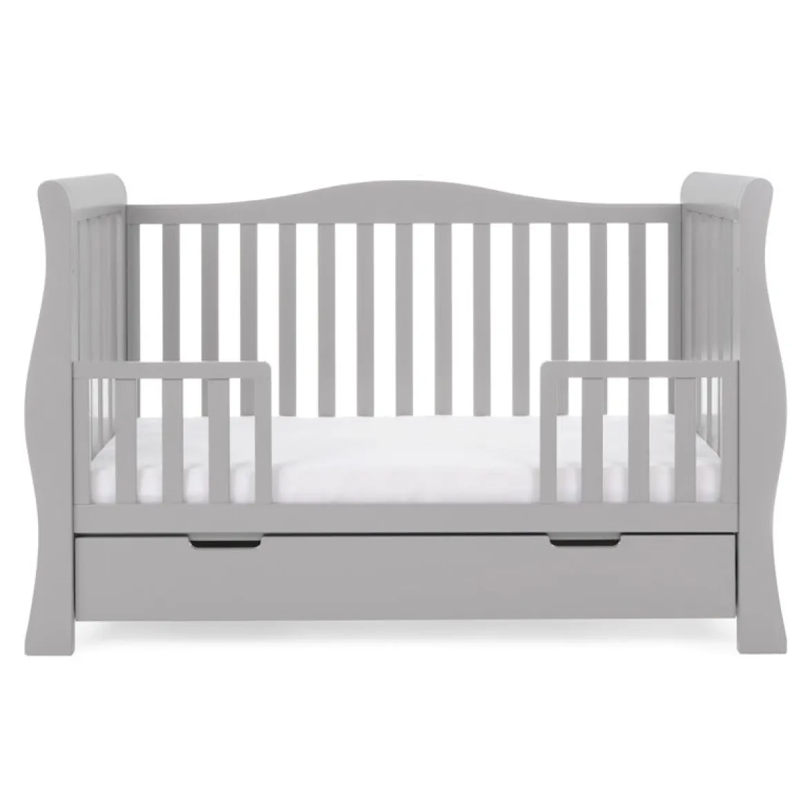 Obaby Stamford Luxe Cot Bed - WARM GREY