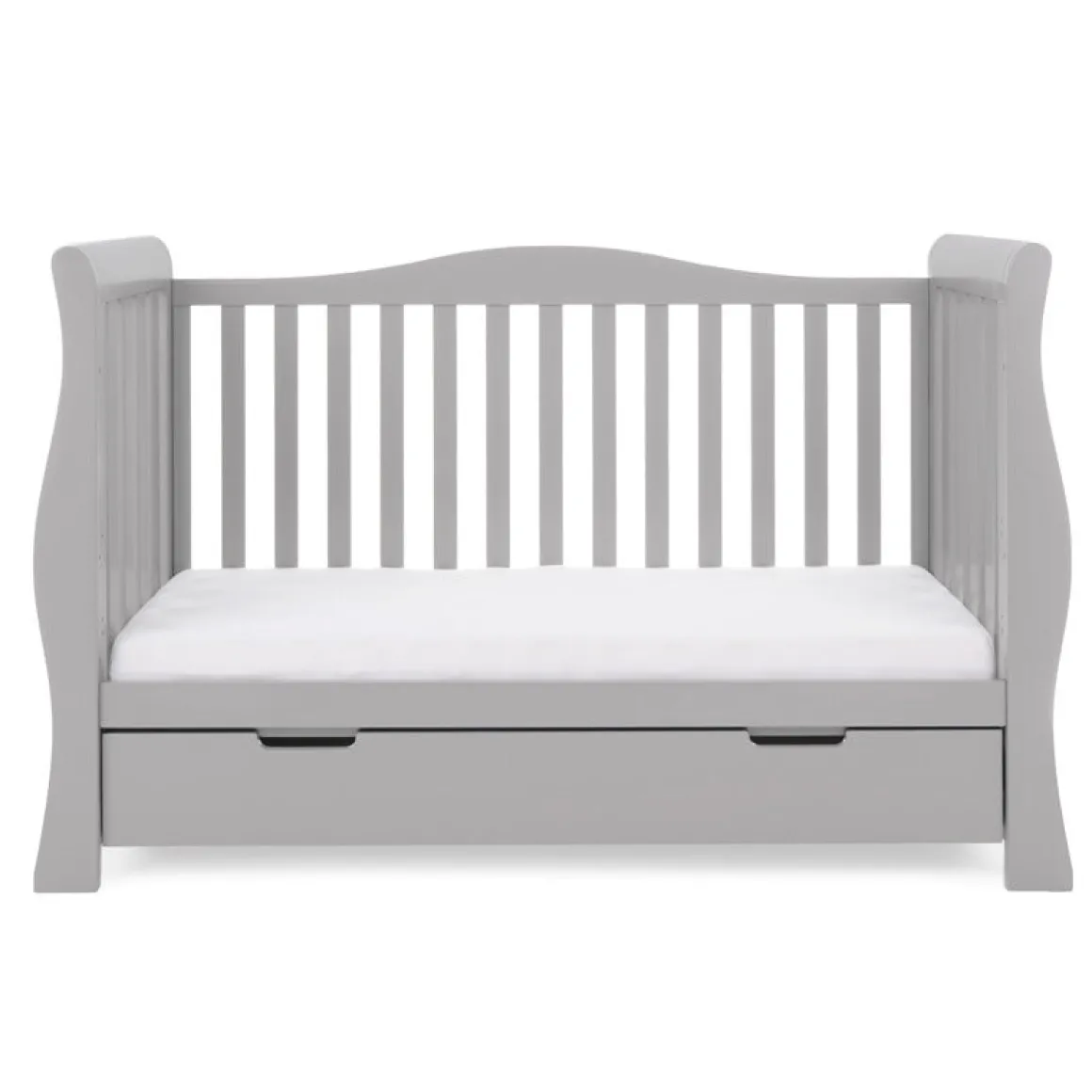 Obaby Stamford Luxe Cot Bed - WARM GREY