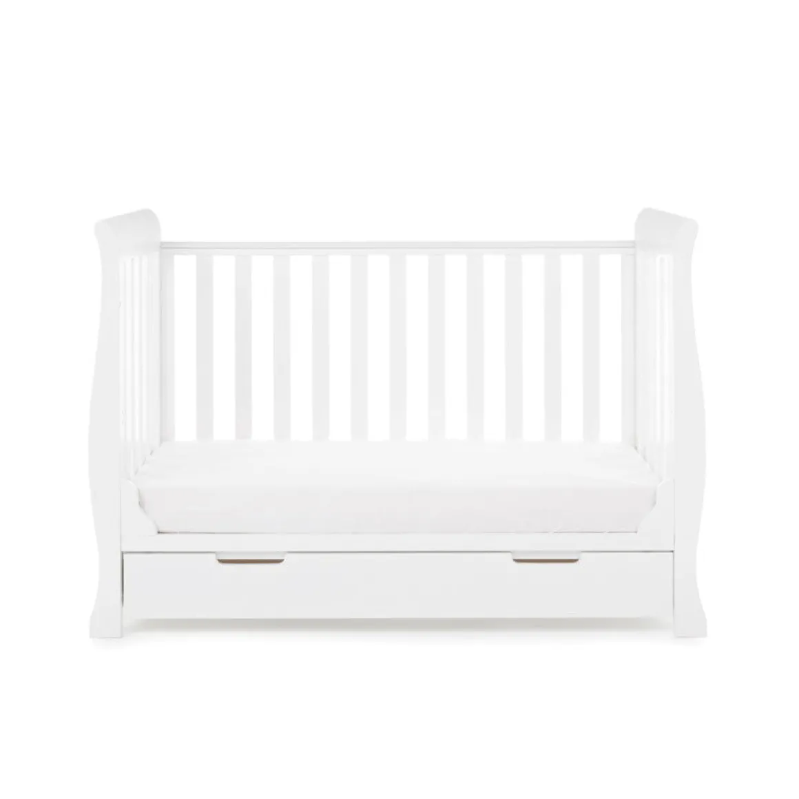 Obaby Stamford Mini Cot Bed - WHITE