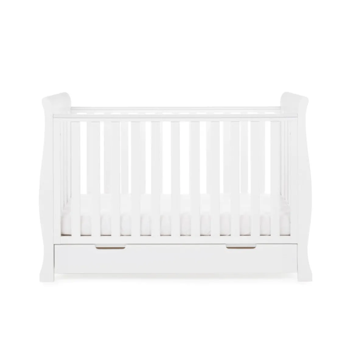 Obaby Stamford Mini Cot Bed - WHITE
