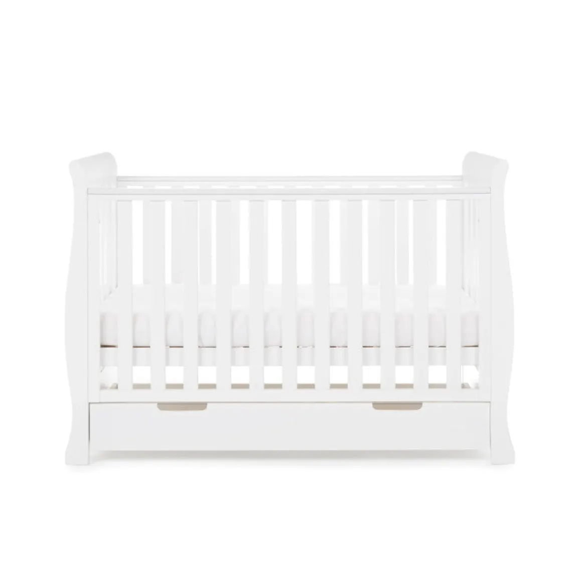 Obaby Stamford Mini Cot Bed - WHITE