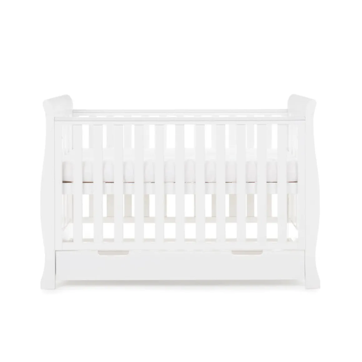 Obaby Stamford Mini Cot Bed - WHITE