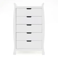 Obaby Stamford Mini Sleigh 5 Piece Room Set - White