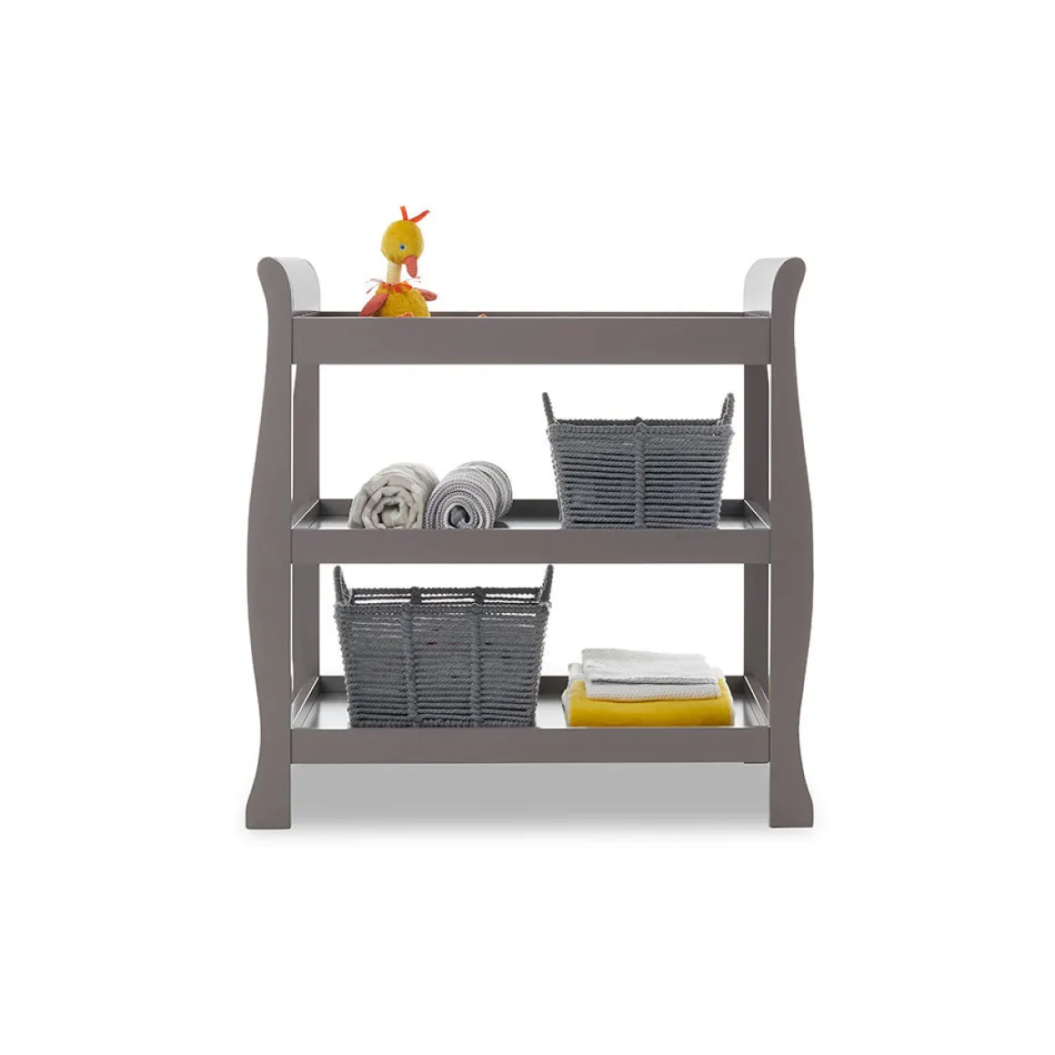 Obaby Stamford Open Changing Unit - TAUPE GREY