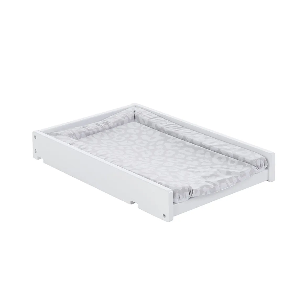 Obaby Stamford Space Saver Cot & Cot Top Changer - WHITE