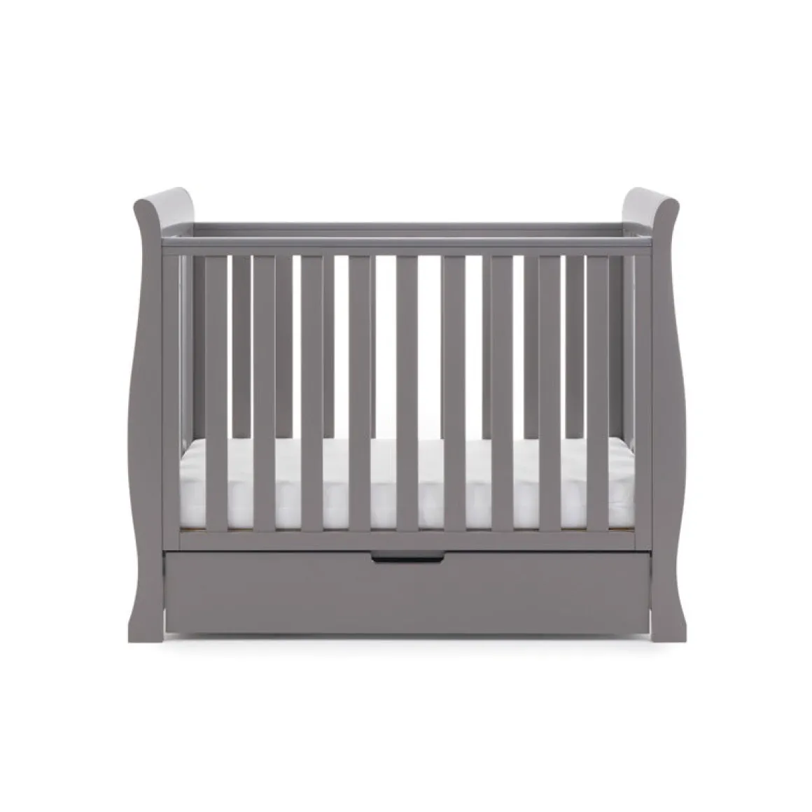 Obaby Stamford Space Saver Cot - TAUPE GREY