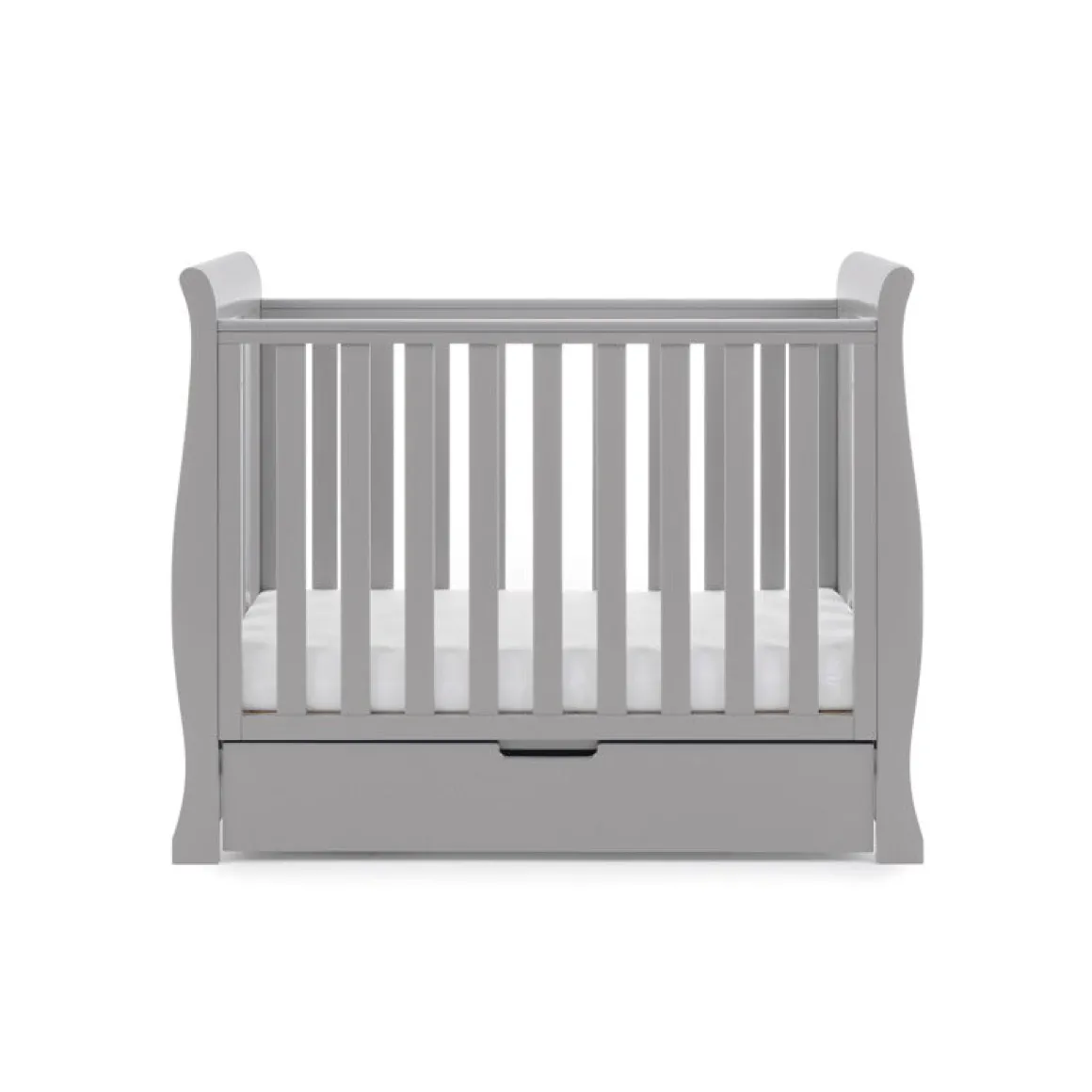 Obaby Stamford Space Saver Cot - WARM GREY