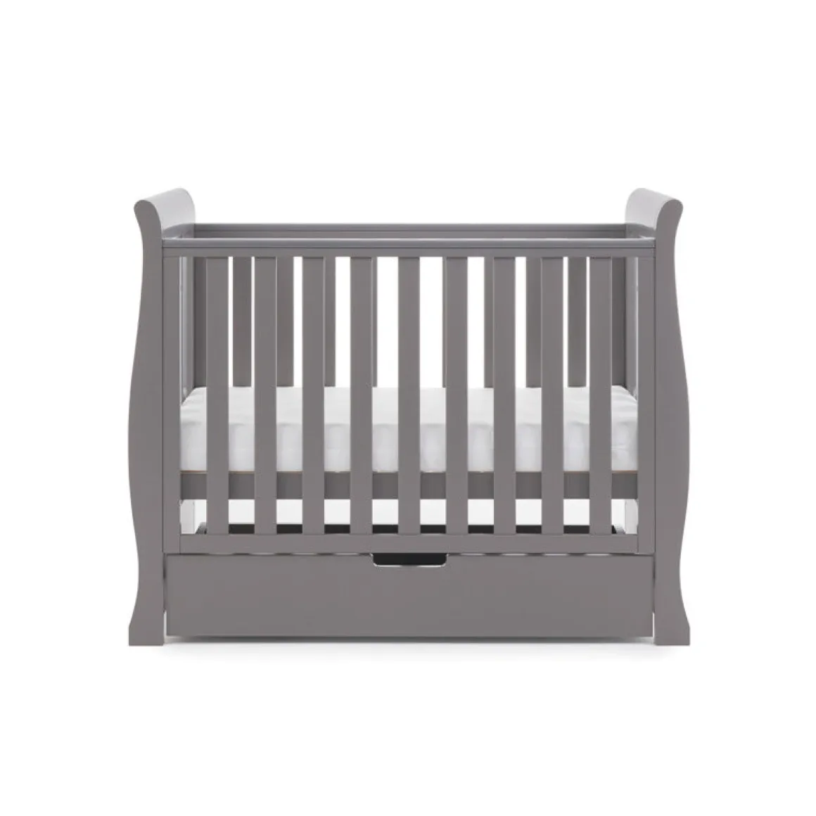 Obaby Stamford Space Saver Cot - TAUPE GREY