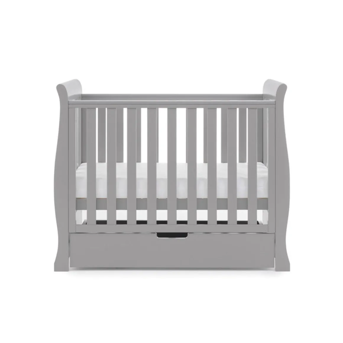 Obaby Stamford Space Saver Cot - WARM GREY