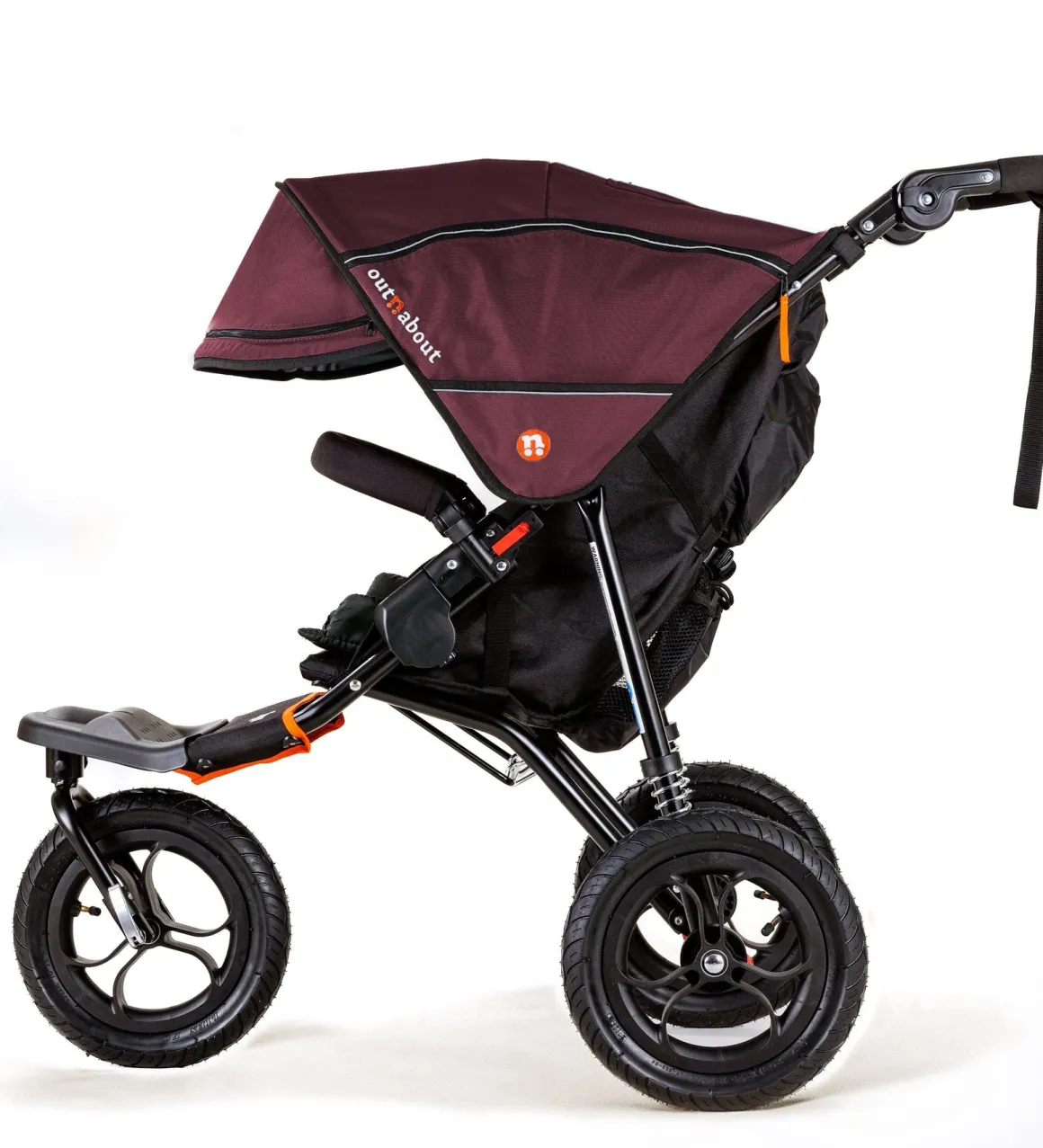 Out n About - Nipper Single V5 pushchair - Brambleberry Red