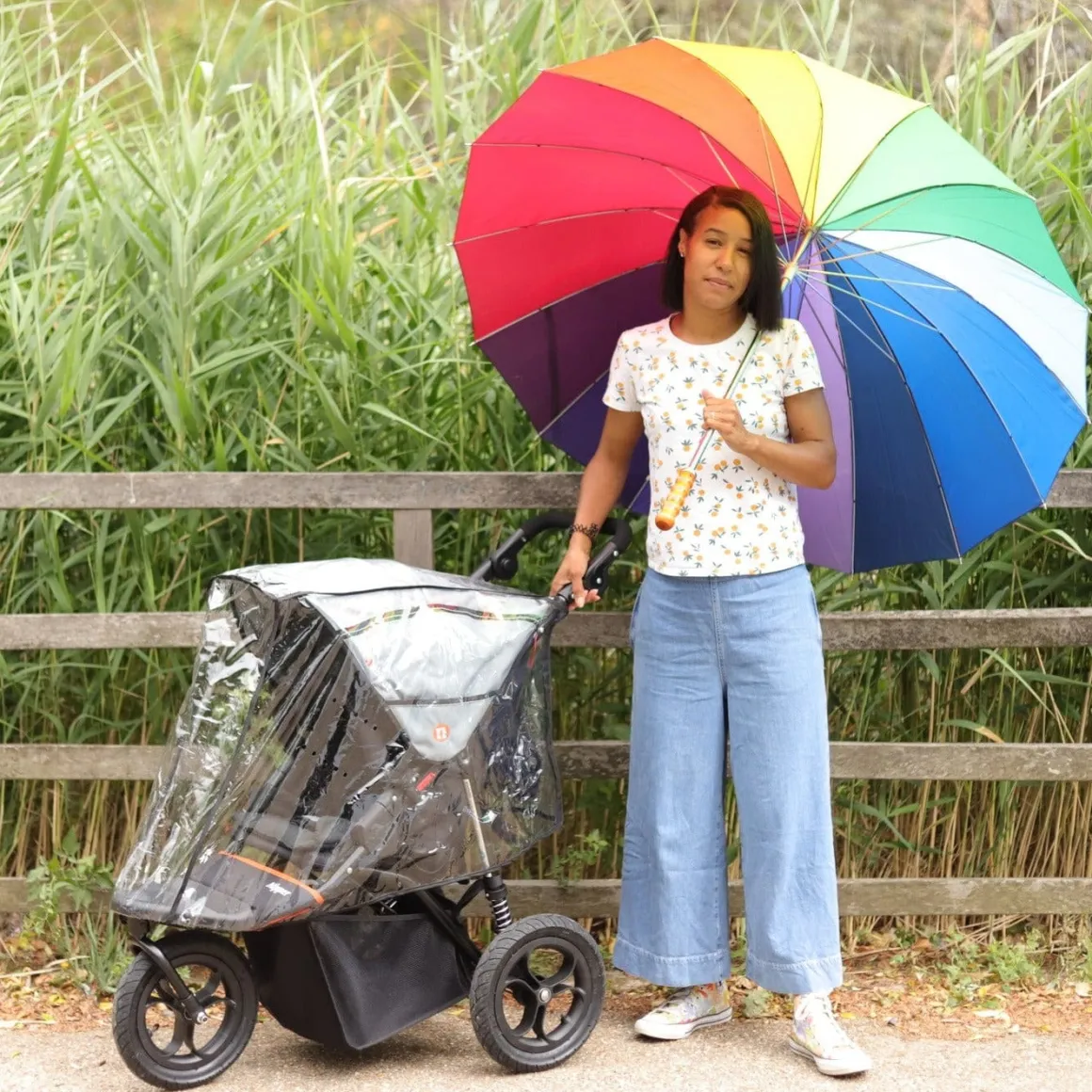 Out n About - Nipper Single V5 pushchair - Brambleberry Red