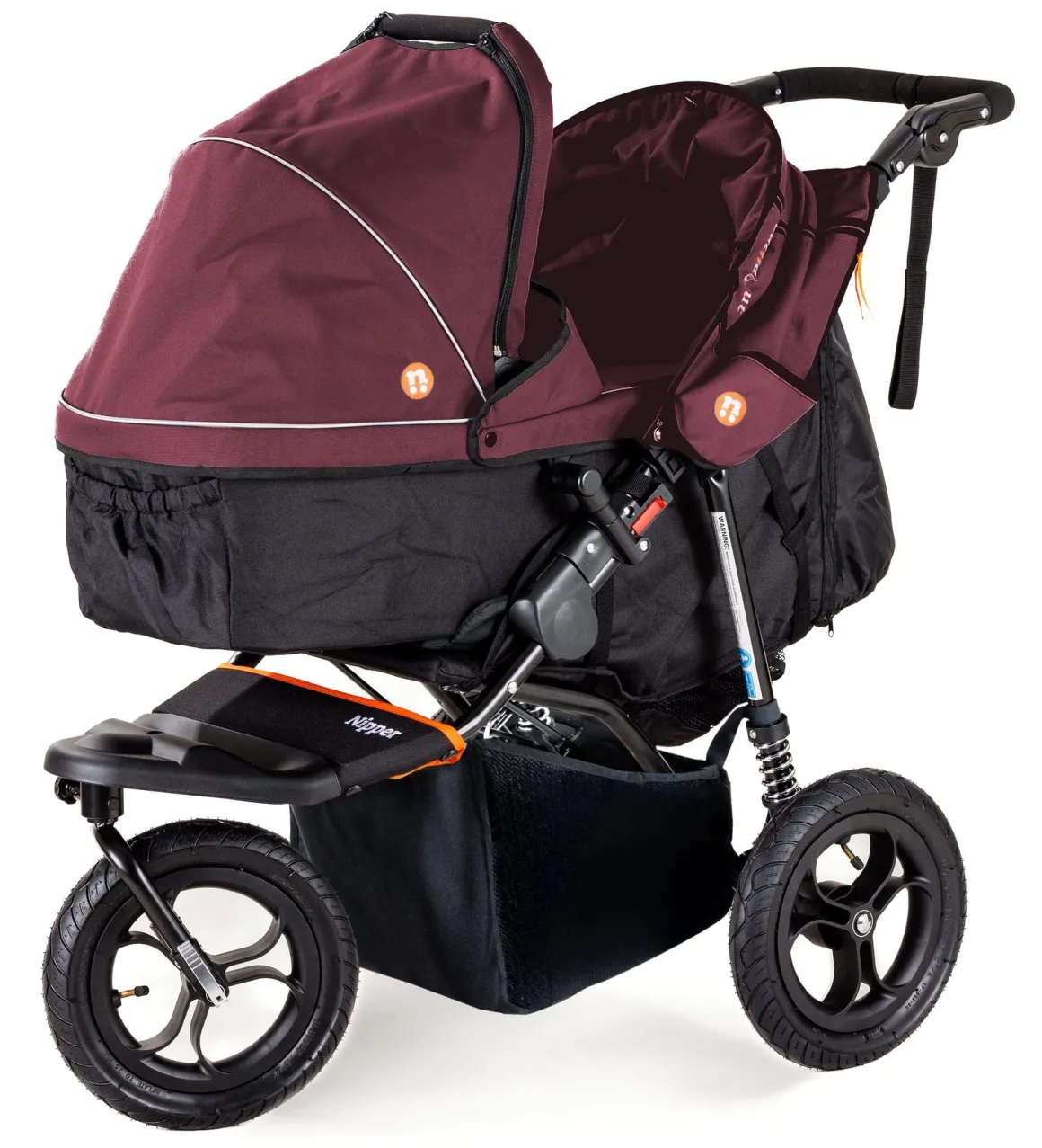 Out n About - Nipper Single V5 pushchair - Brambleberry Red