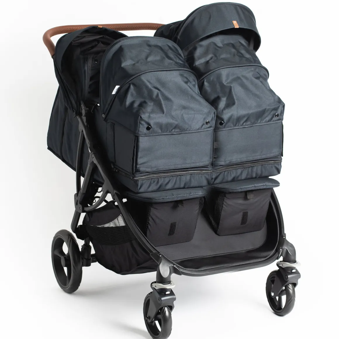 Roma Gemini Carry Cot - Jet Black